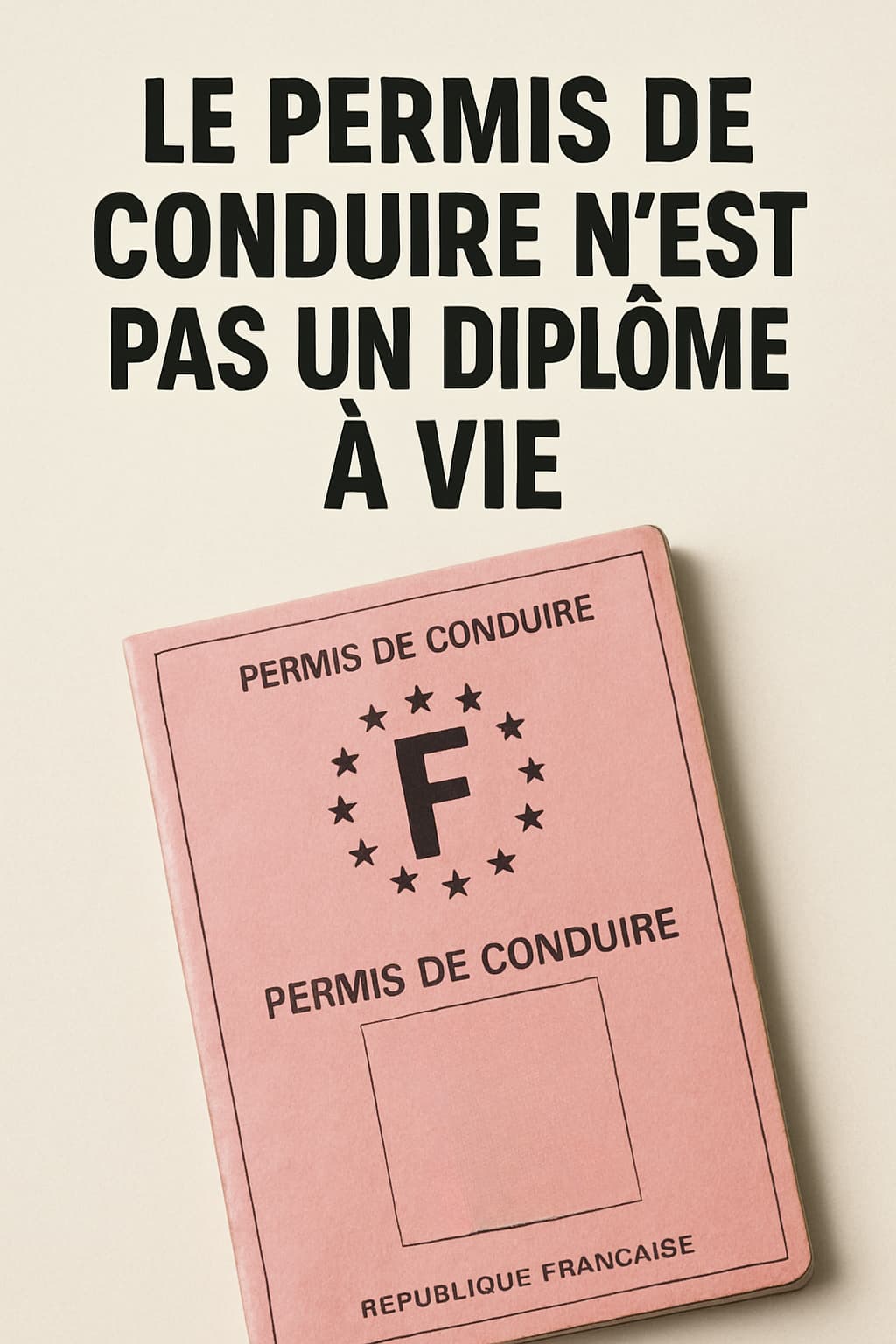Le permis de conduire n’est pas un diplôme à vie