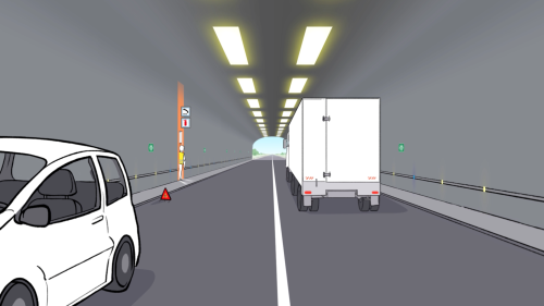 Les bons comportements dans les tunnels routiers